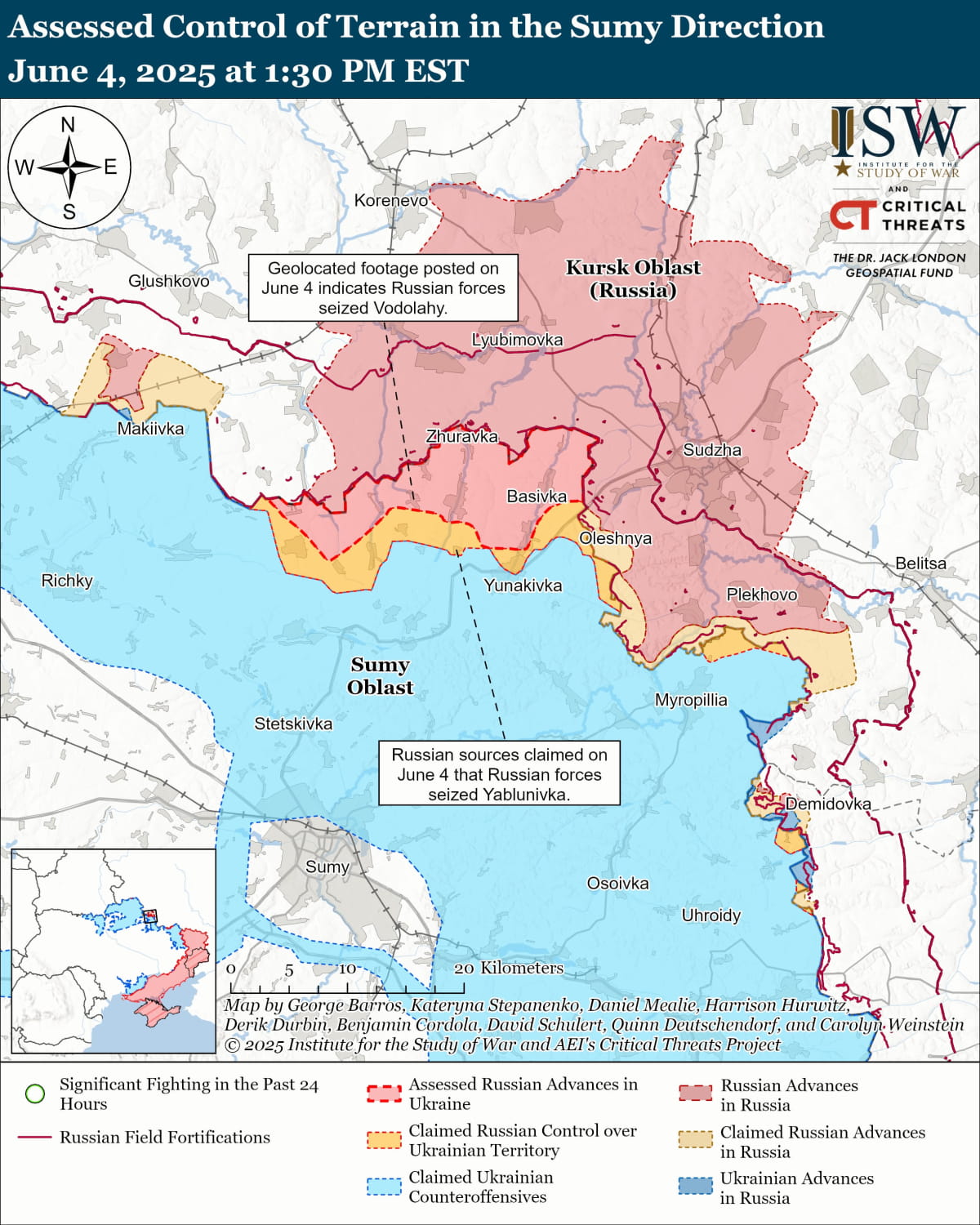 Мапа ISW