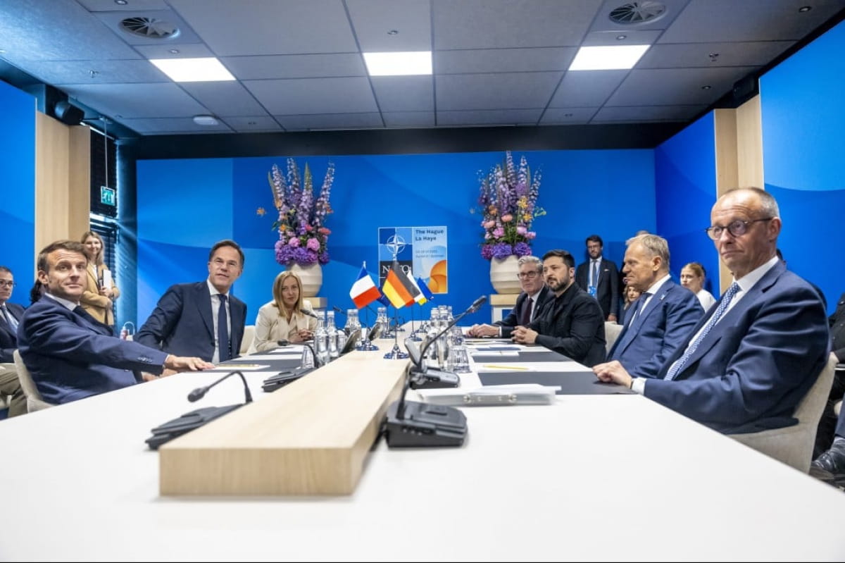 Зустріч Зеленського з європейськими лідерами і Рютте