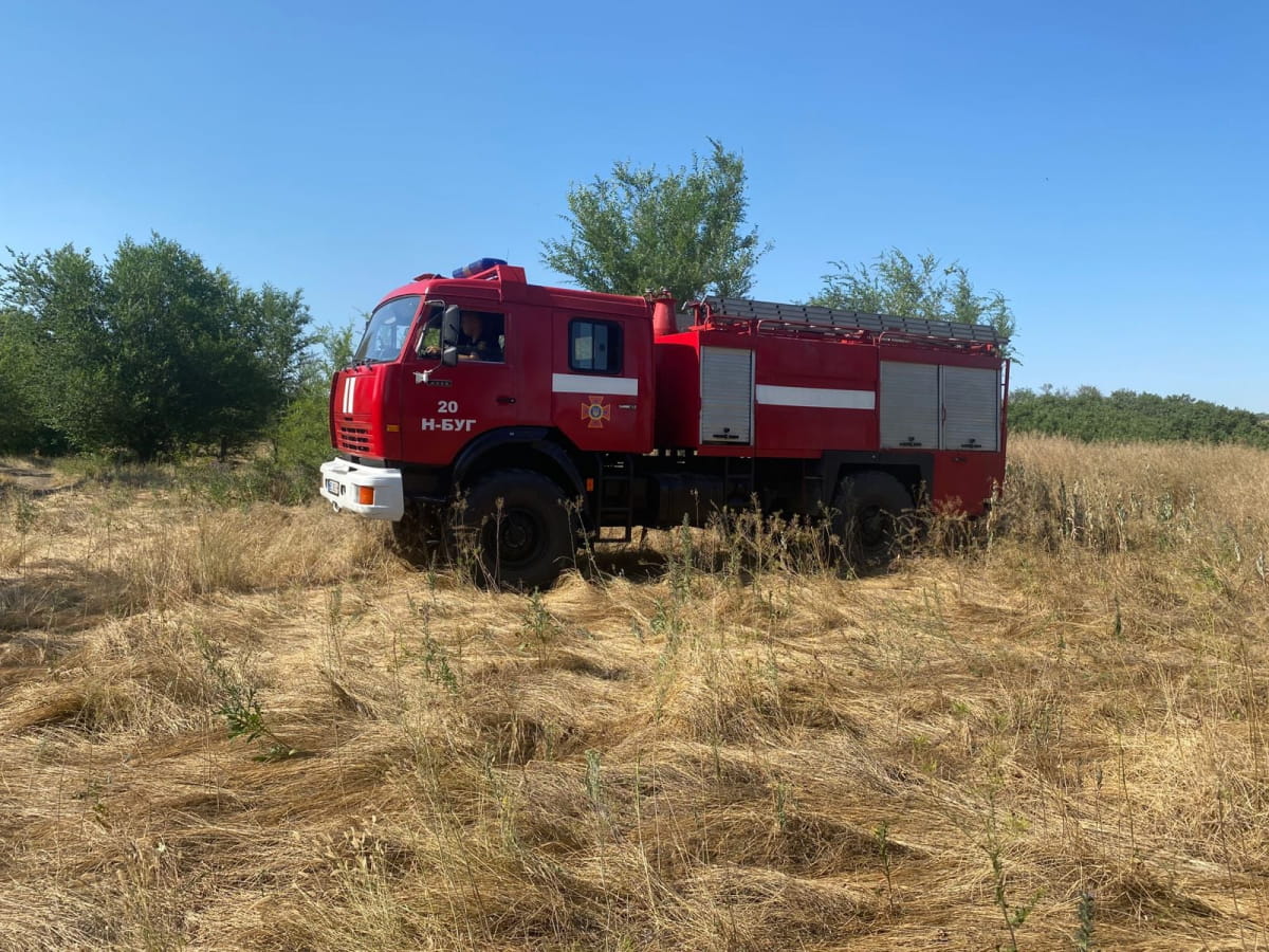 Пожары в Николаевской области