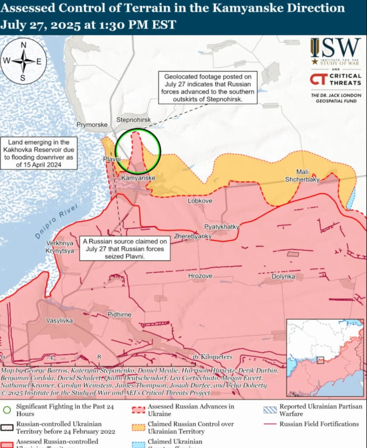 Мапа ISW