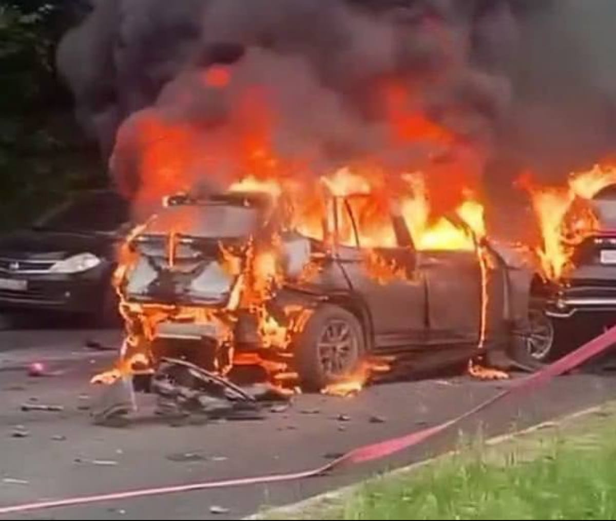 У підмосковній Балашисі вибухнула автівка – подроб