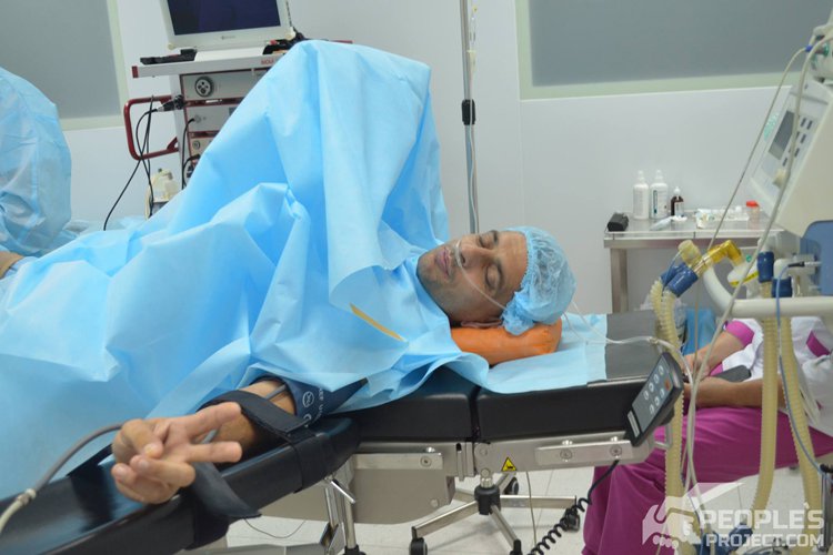 Поранений боєць став на ноги