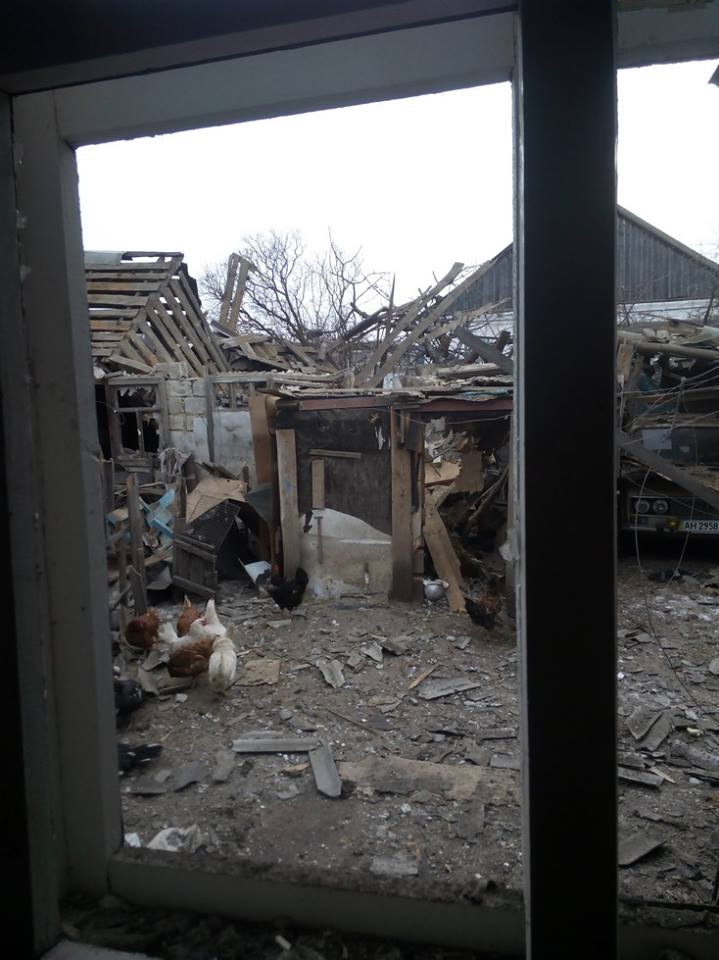 Моторошні фото обстрілу бойовиками селища Трудівське